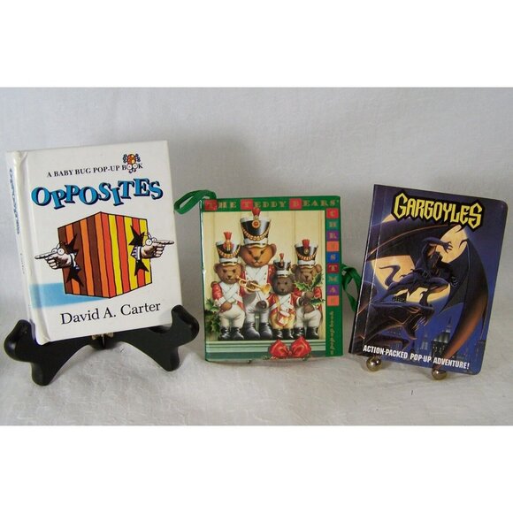 Pop Up Books Opposites The Teddy Bears' Christmas Gargoyles Set of Three Books - Picture 1 of 8